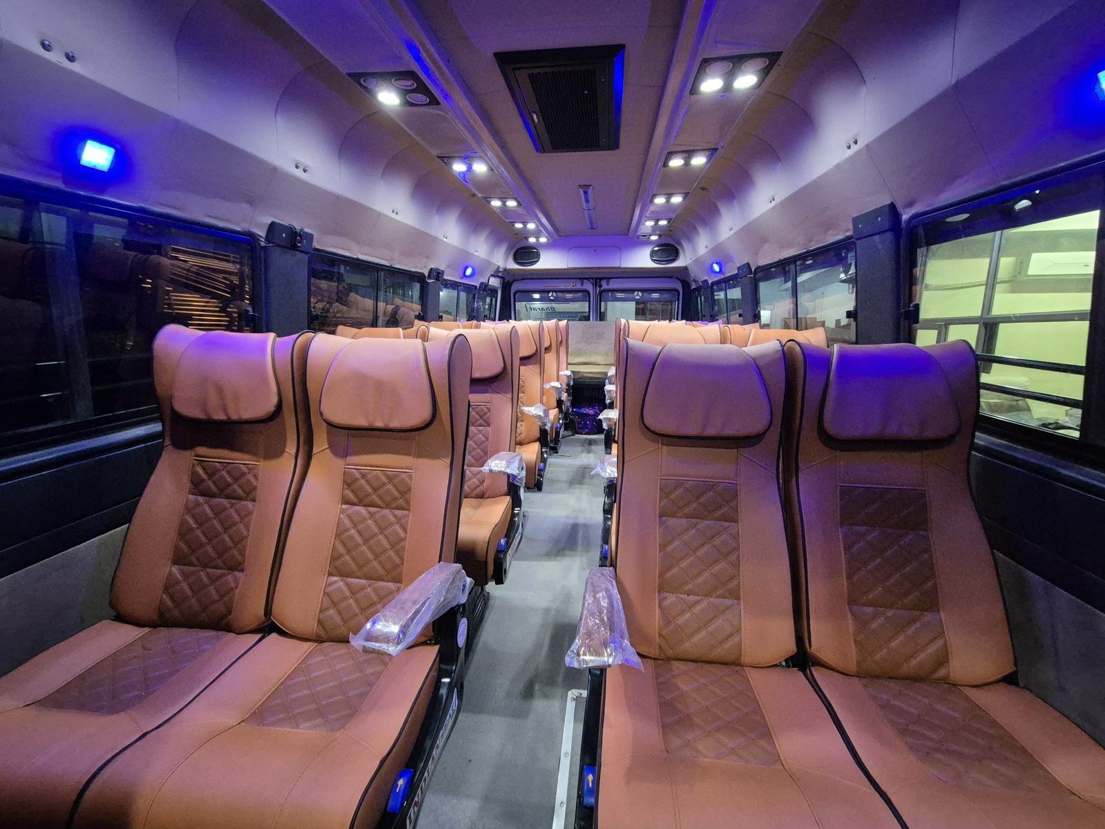 24 Seater Tempo Traveller interior